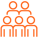 Team icon orange