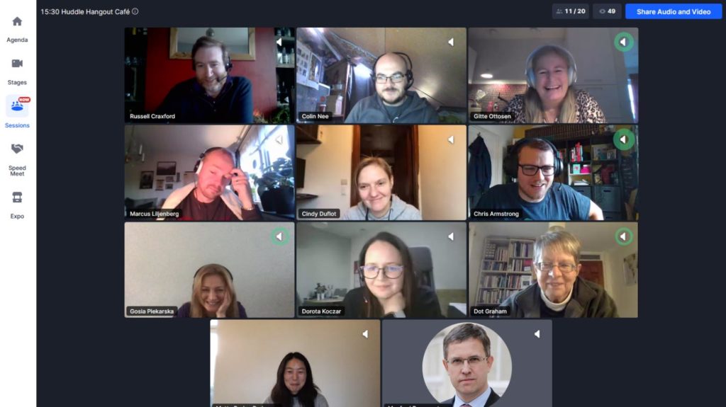 Huddle Hangout Session at EuroSTAR 2020 Online