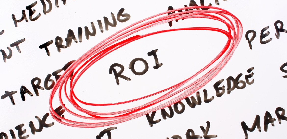 Letters ROI circles on whiteboard