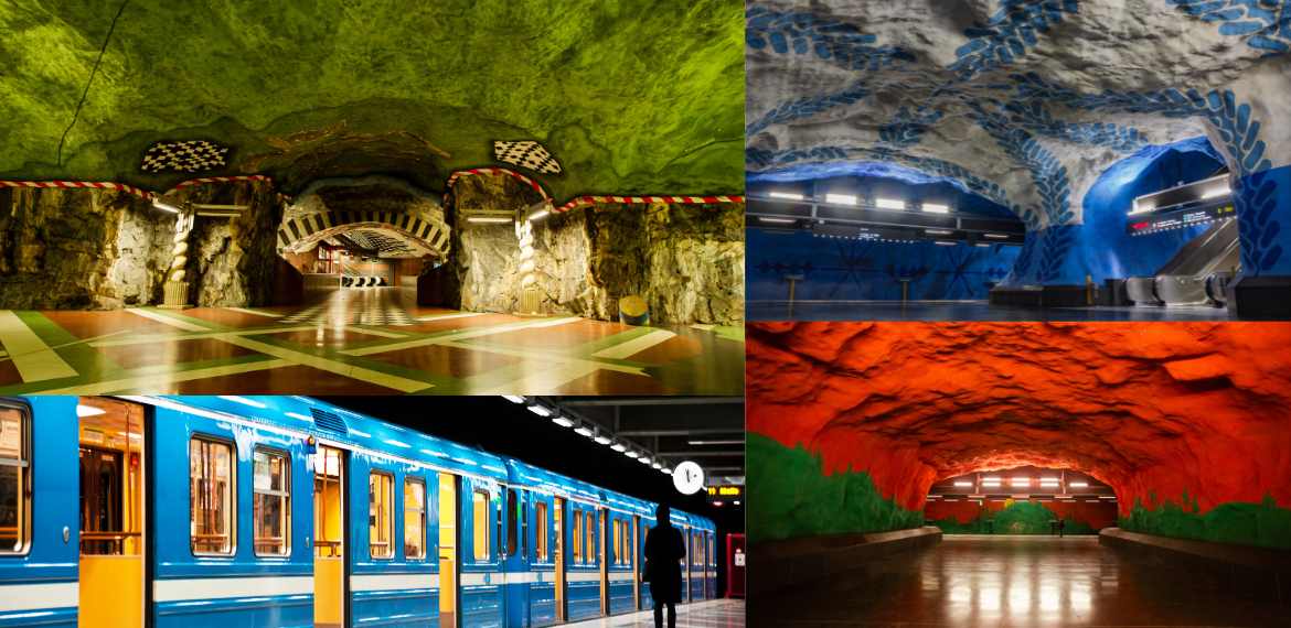 Stockholm Station Art Underground Metro