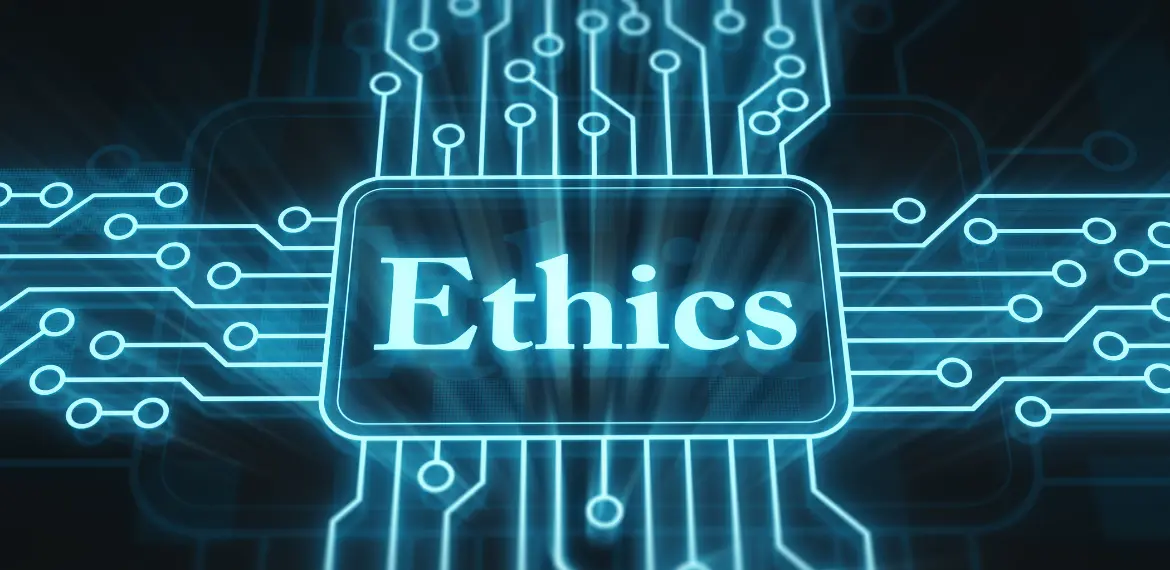 circuit board with “Ethics”