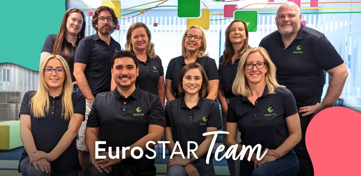EuroSTAR Conference team 7 women and 3 men