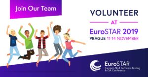 Volunteer at Eurostar software testing conference. Benefits of volunteering at a conference